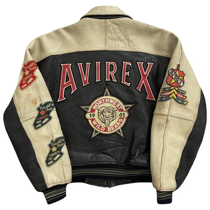 Avirex Leather Varsity Jacket