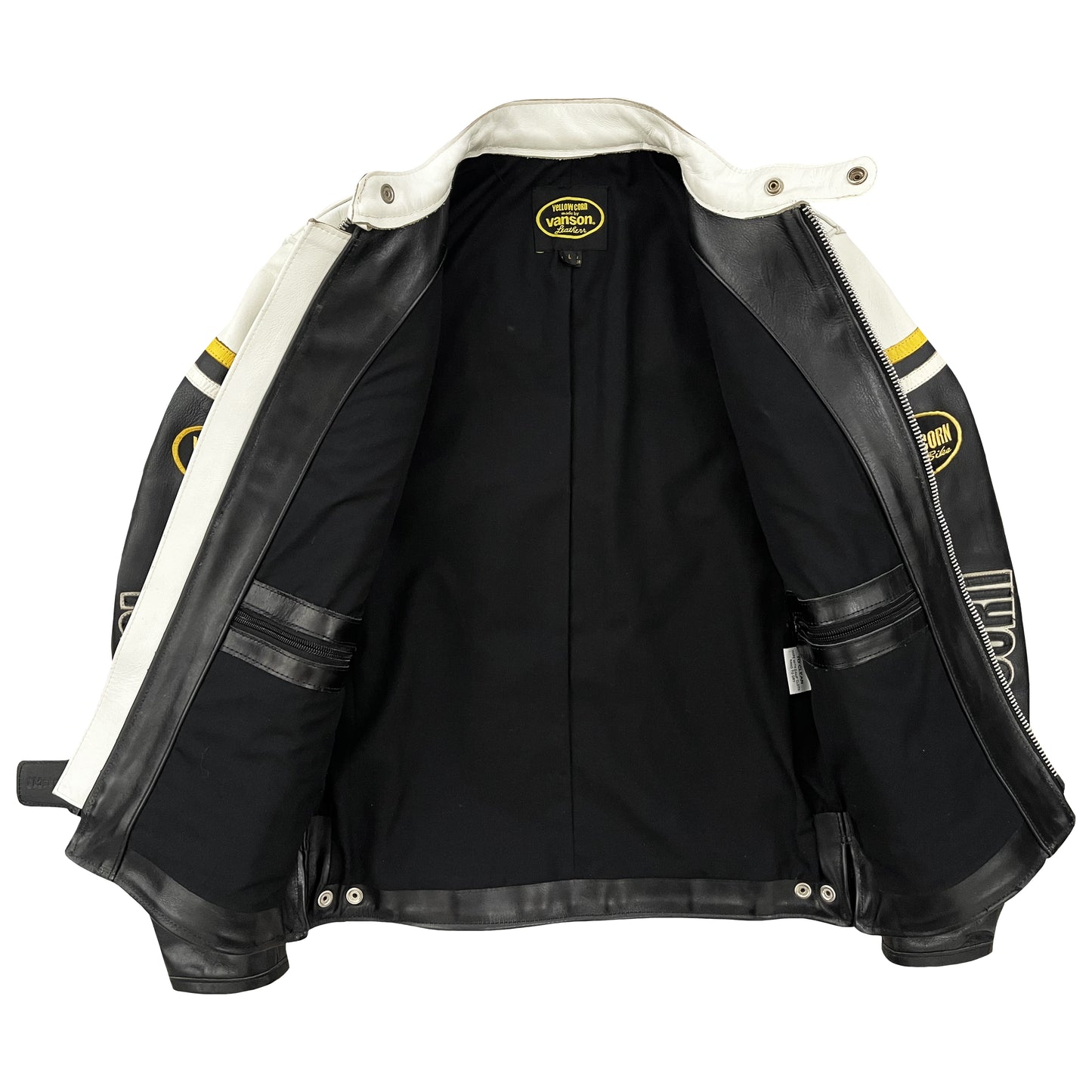 Vanson Leathers x Yellow Corn Motorcycle Racer Jacket