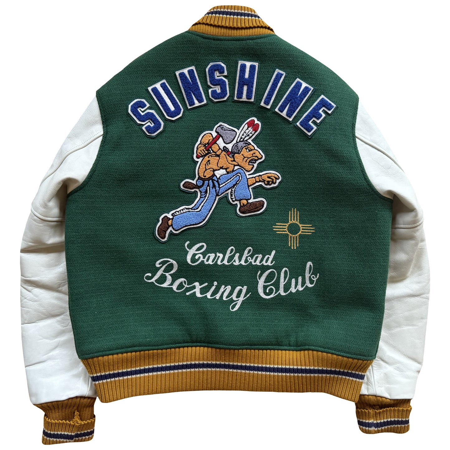 Whitesville 'Sunshine Carlsbad' Varsity Jacket - L