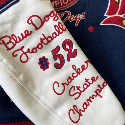 Whitesville 'Forest Park Bull Dogs' Varsity Jacket - M