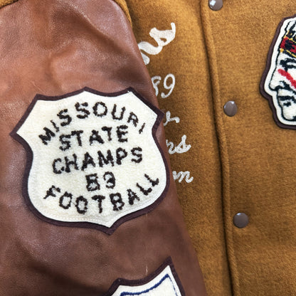 Whitesville 'Missouri Indians' Varsity Jacket - XL