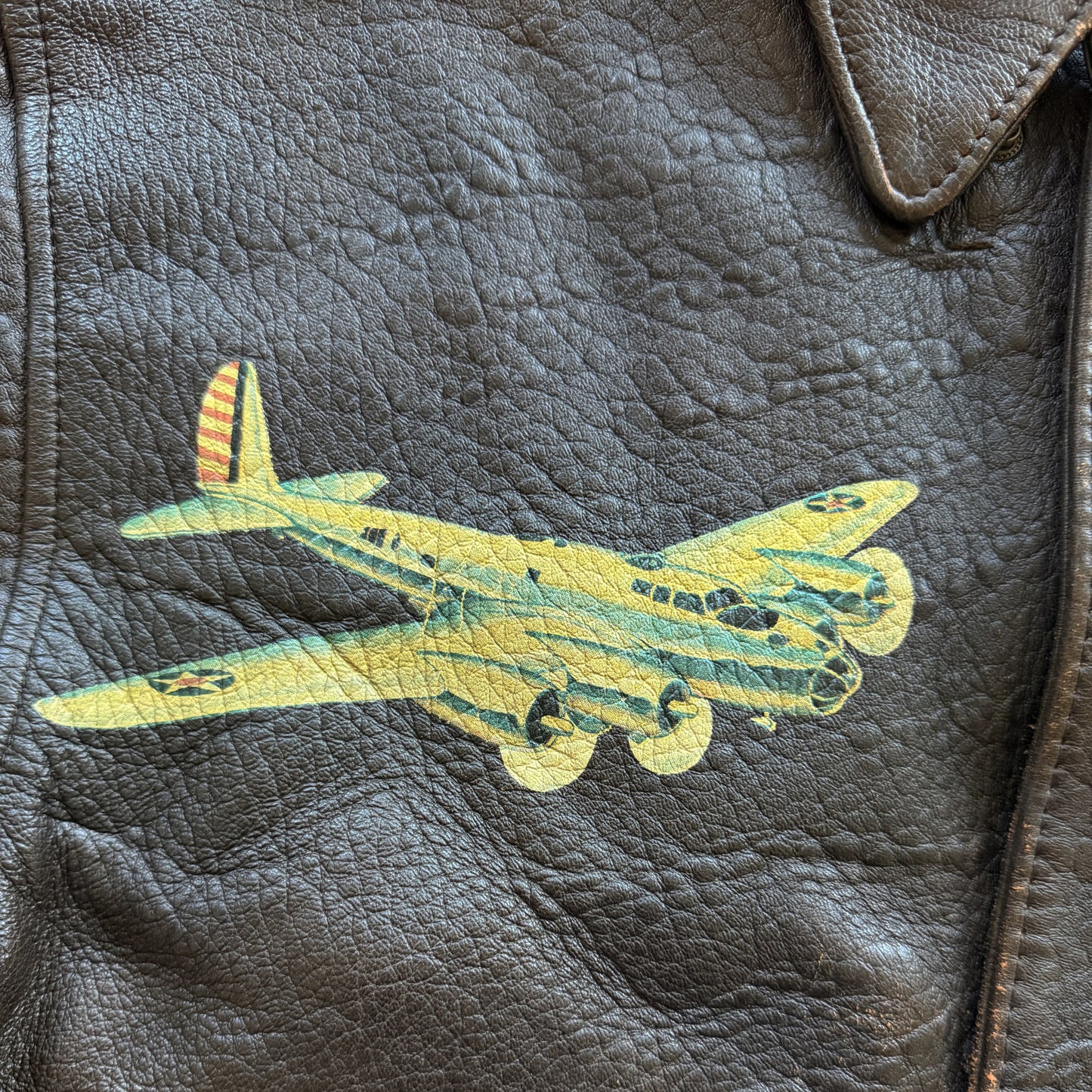 Avirex 'Sleepy-Time Gal' A2 Leather Flight Jacket - XS / S