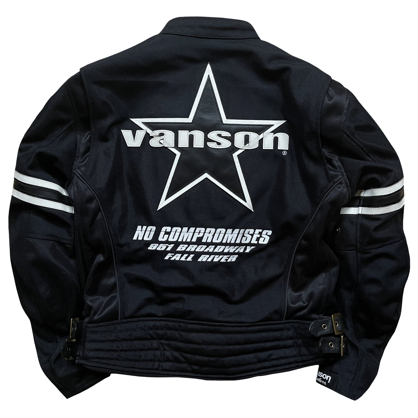 Vanson Leathers Motorcycle Mesh Racing Jacket - L