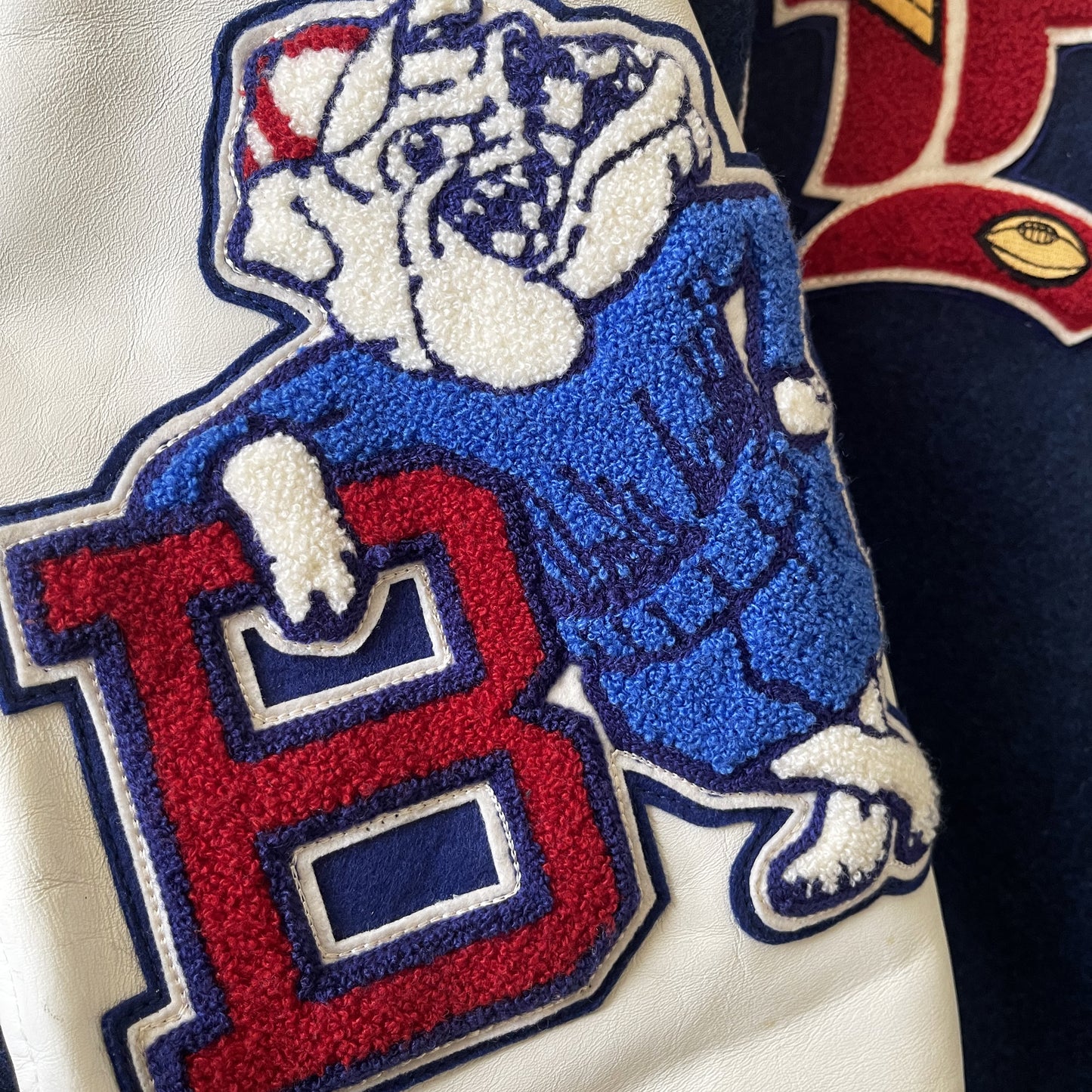 Whitesville 'Forest Park Bull Dogs' Varsity Jacket - M