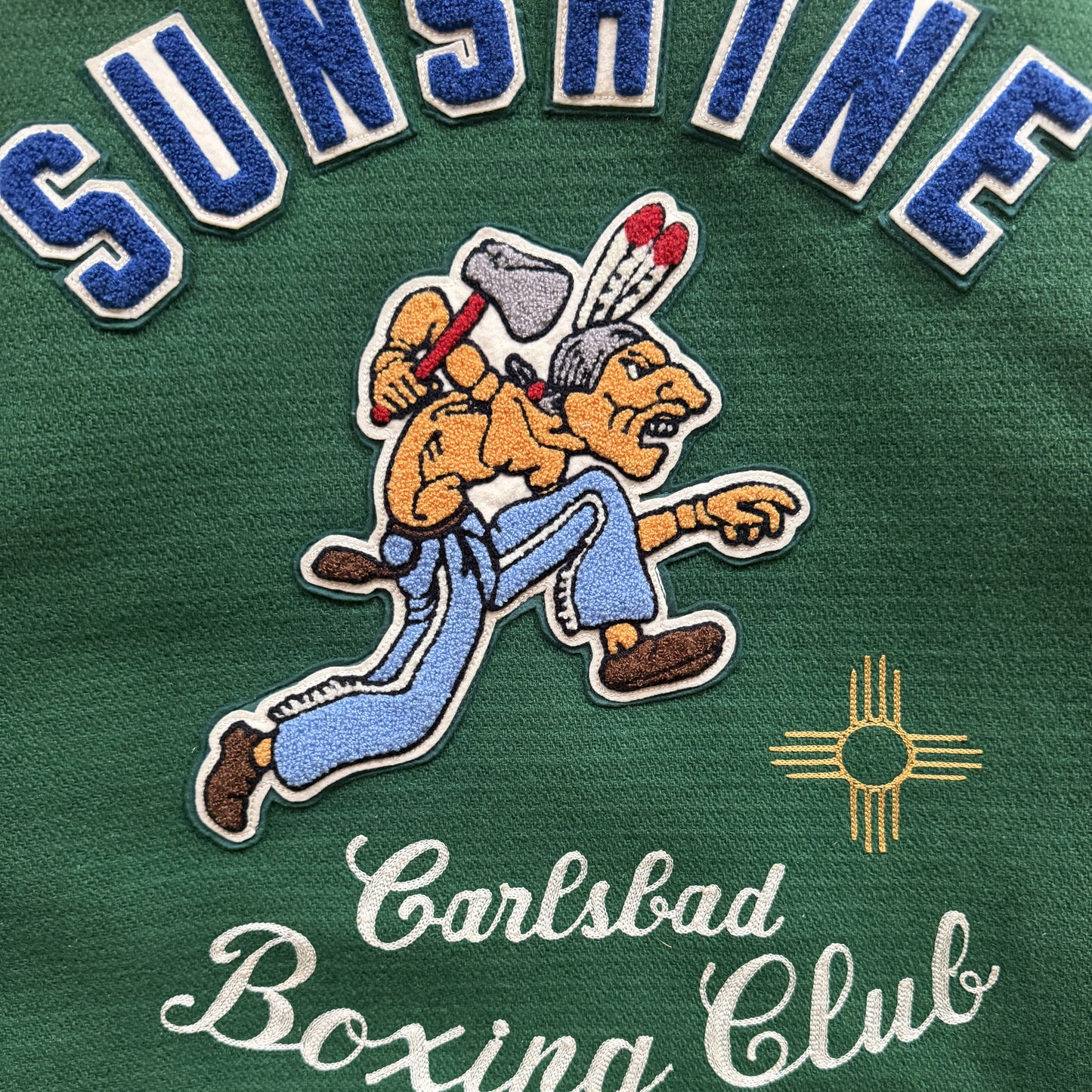 Whitesville 'Sunshine Carlsbad' Varsity Jacket - L