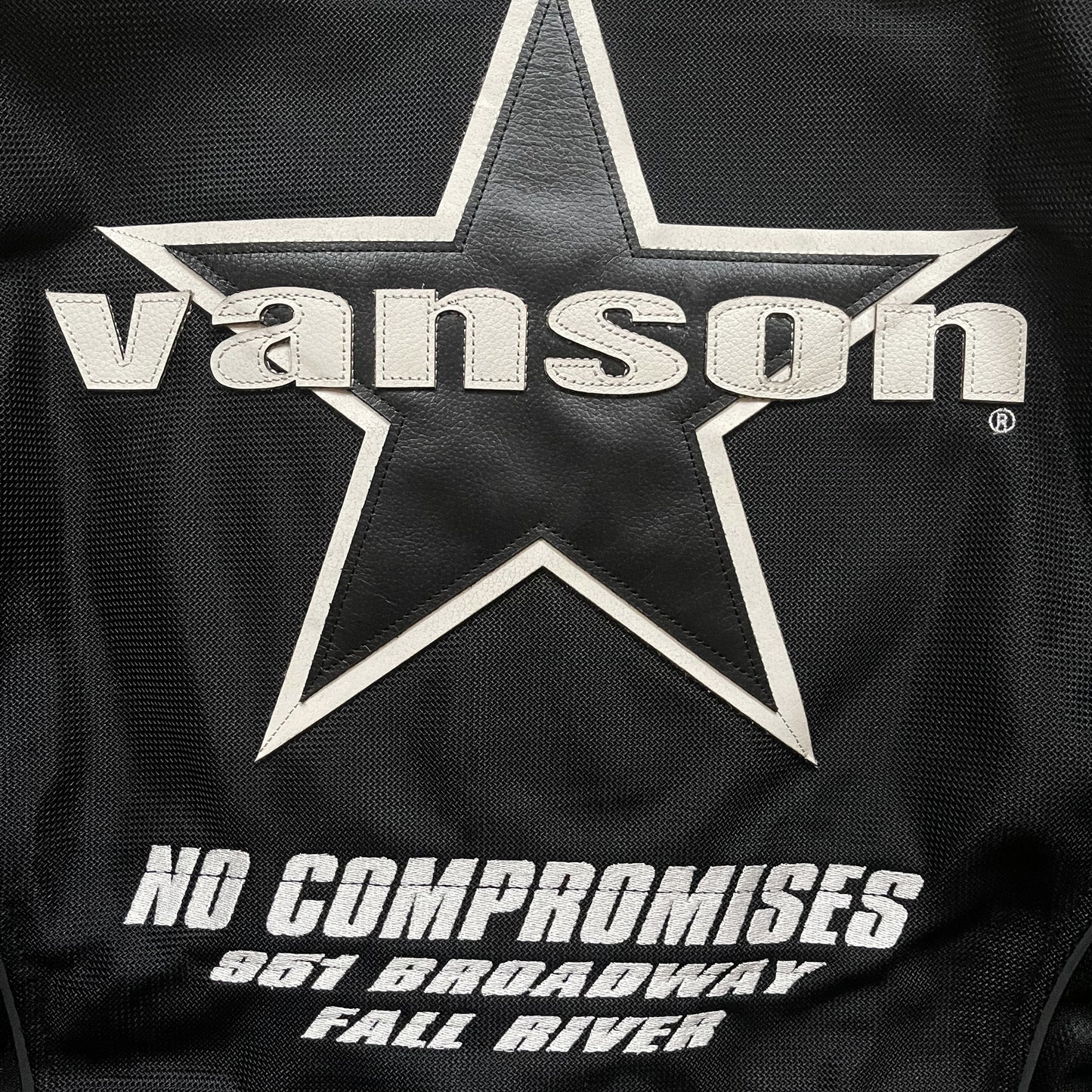 Vanson Leathers Motorcycle Mesh Racing Jacket - L