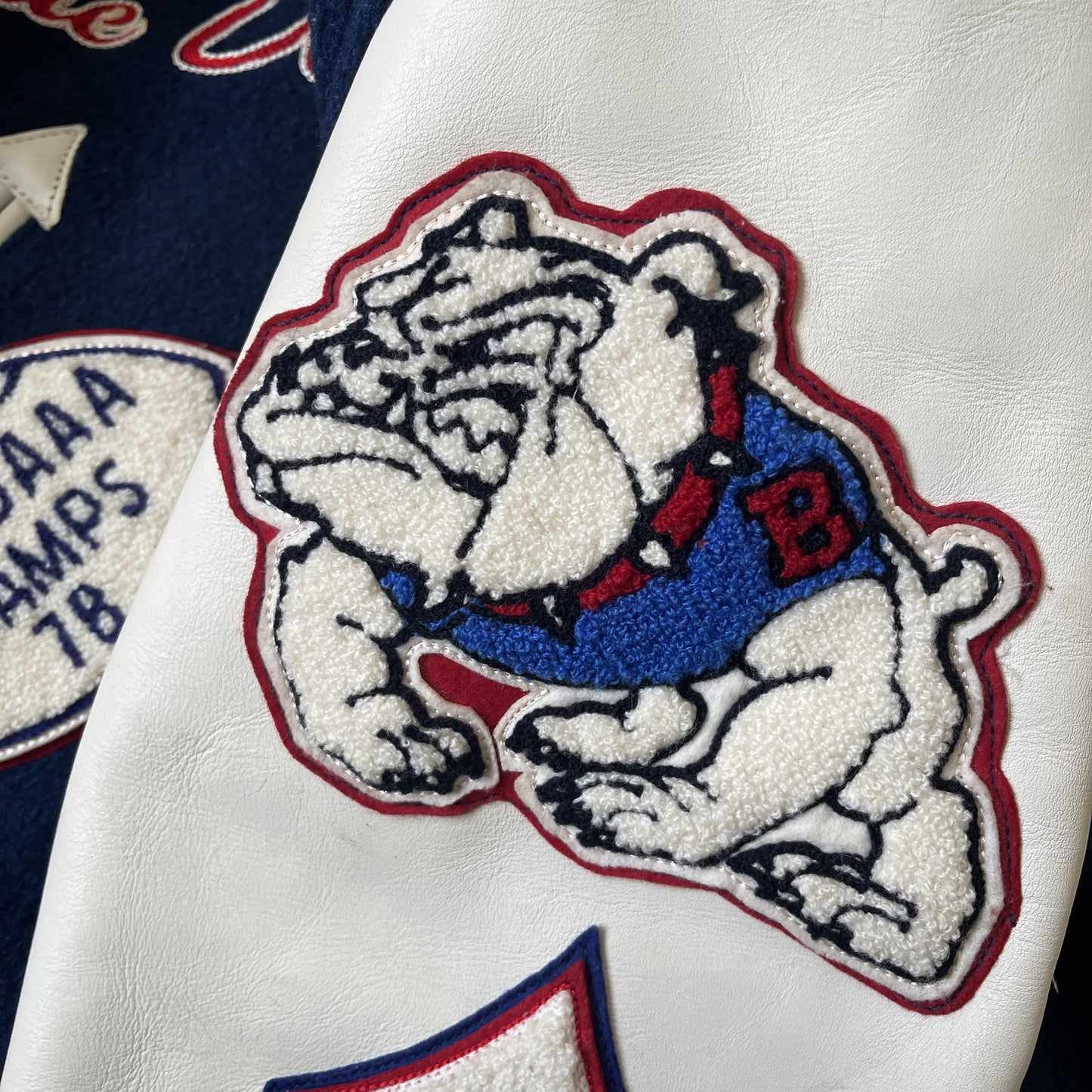 Whitesville 'Forest Park Bull Dogs' Varsity Jacket - M