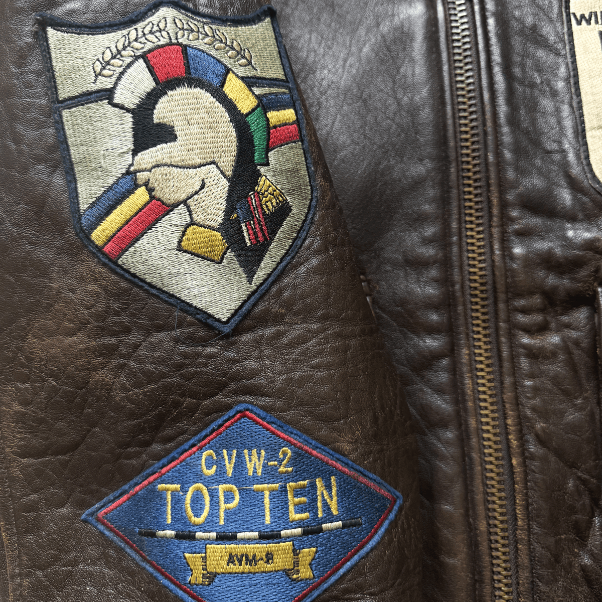 Avirex 1991 Top Gun Gavelston G-1 Flight Jacket - XS/S