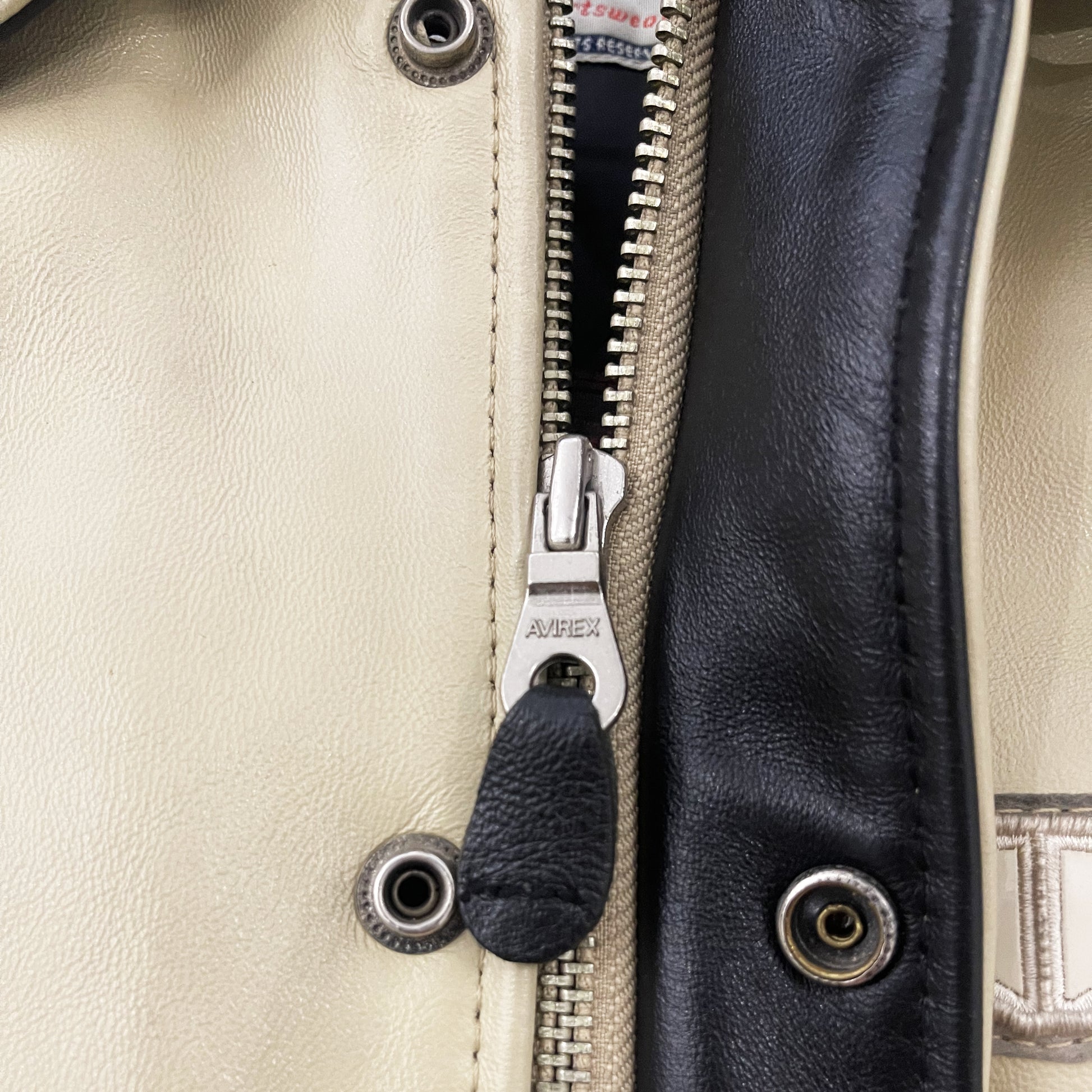 Avirex Leather Varsity Jacket