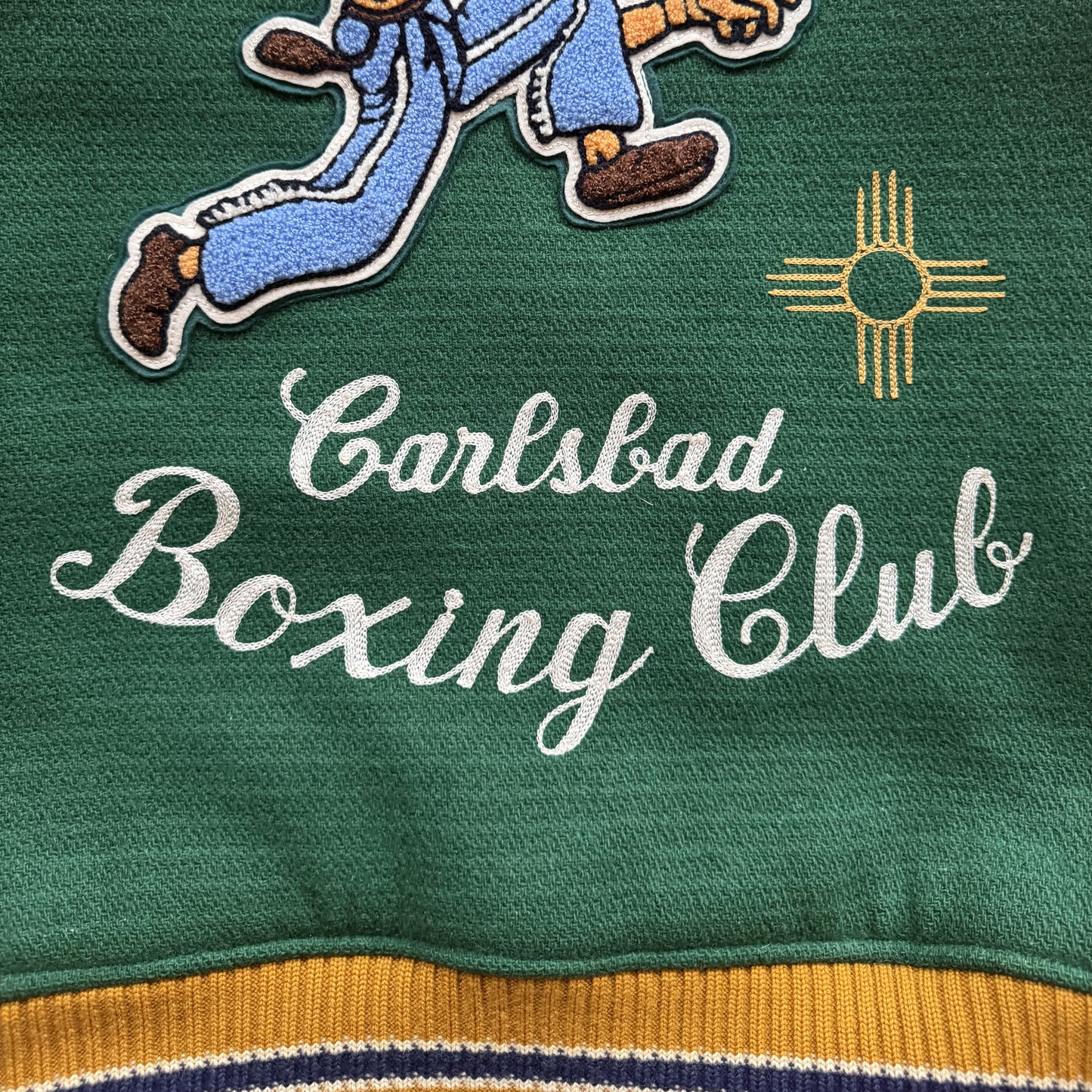 Whitesville 'Sunshine Carlsbad' Varsity Jacket - L