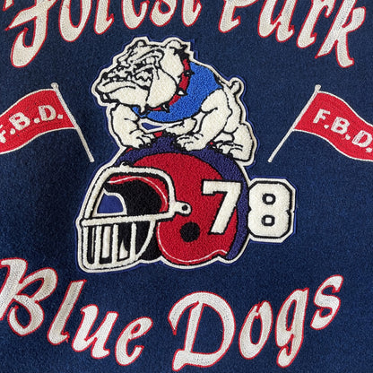 Whitesville 'Forest Park Bull Dogs' Varsity Jacket - M