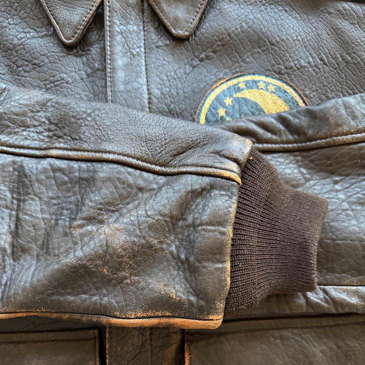 Avirex 'Sleepy-Time Gal' A2 Leather Flight Jacket - XS / S