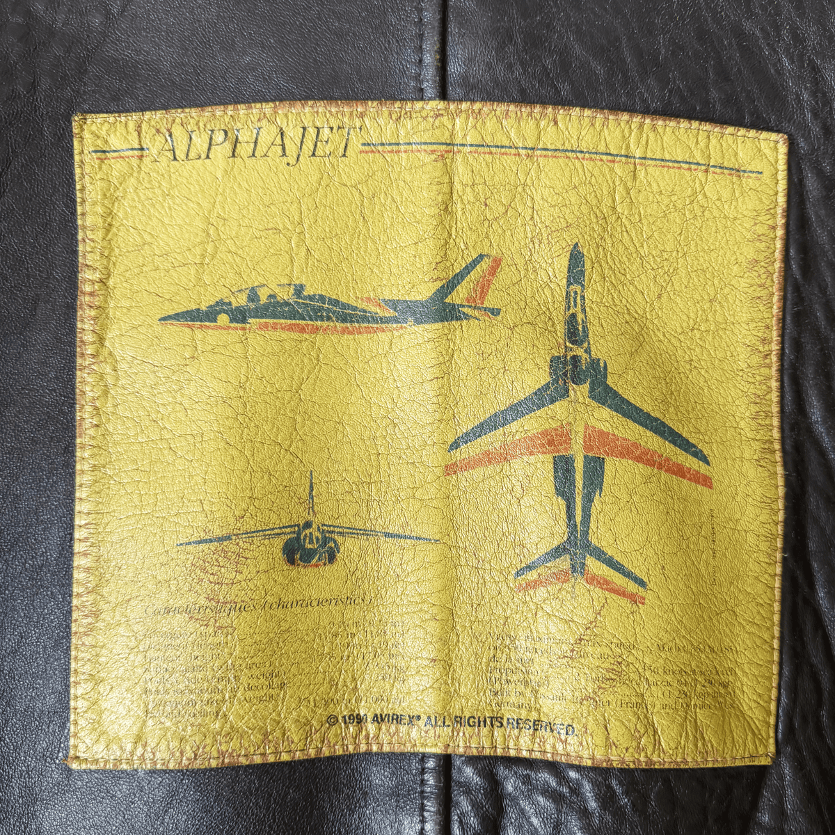 Avirex 1990 'Alpha Jet' A2 Leather Flight Jacket - L