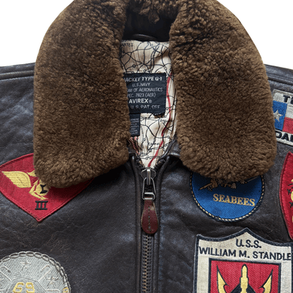 Avirex 1991 Top Gun Gavelston G-1 Flight Jacket - XS/S