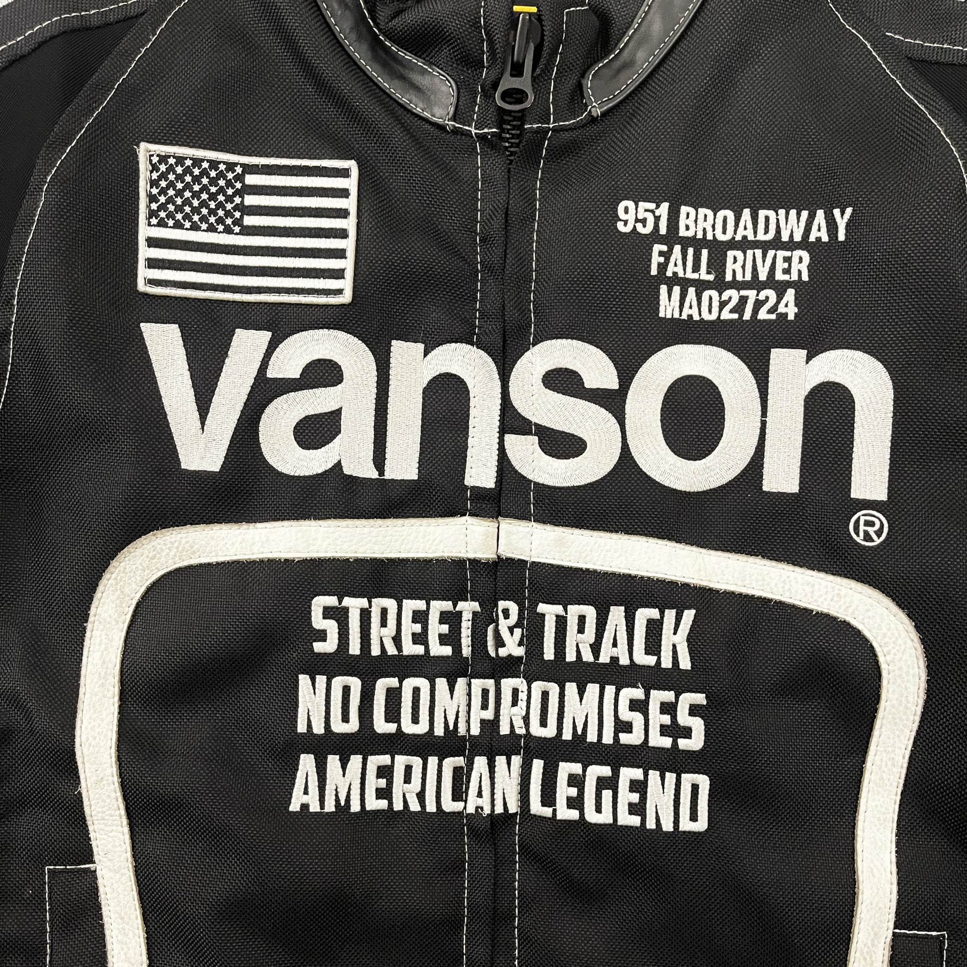 Vanson Leathers Motorcycle Mesh Racer Jacket