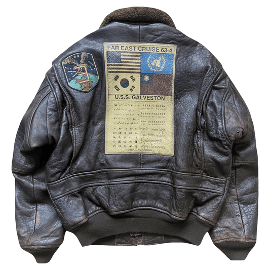 Avirex 1991 Top Gun Gavelston G-1 Flight Jacket - XS/S