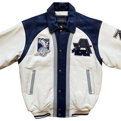 Avirex Champs Leather Varsity Jacket - L
