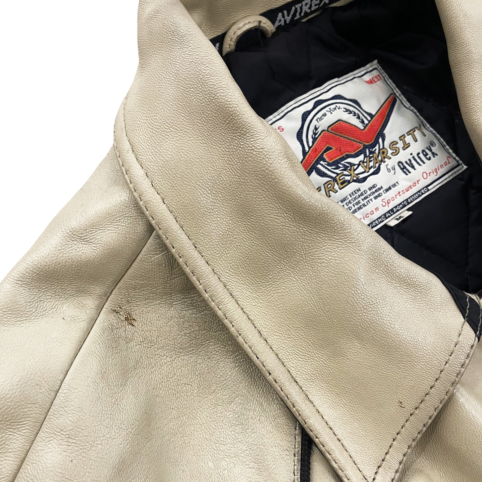 Avirex Leather Varsity Jacket