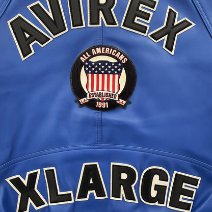 Avirex x XLARGE Leather Varsity Jacket