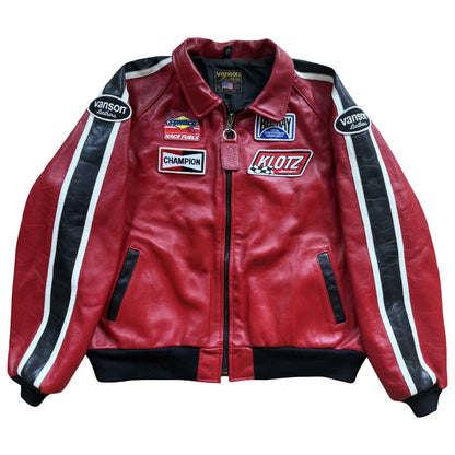 Vanson Leathers Race Team Leather Jacket - XXL