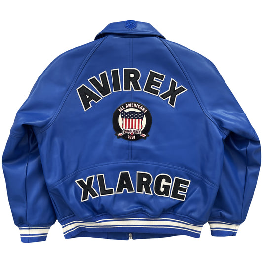 Avirex x XLARGE Leather Varsity Jacket