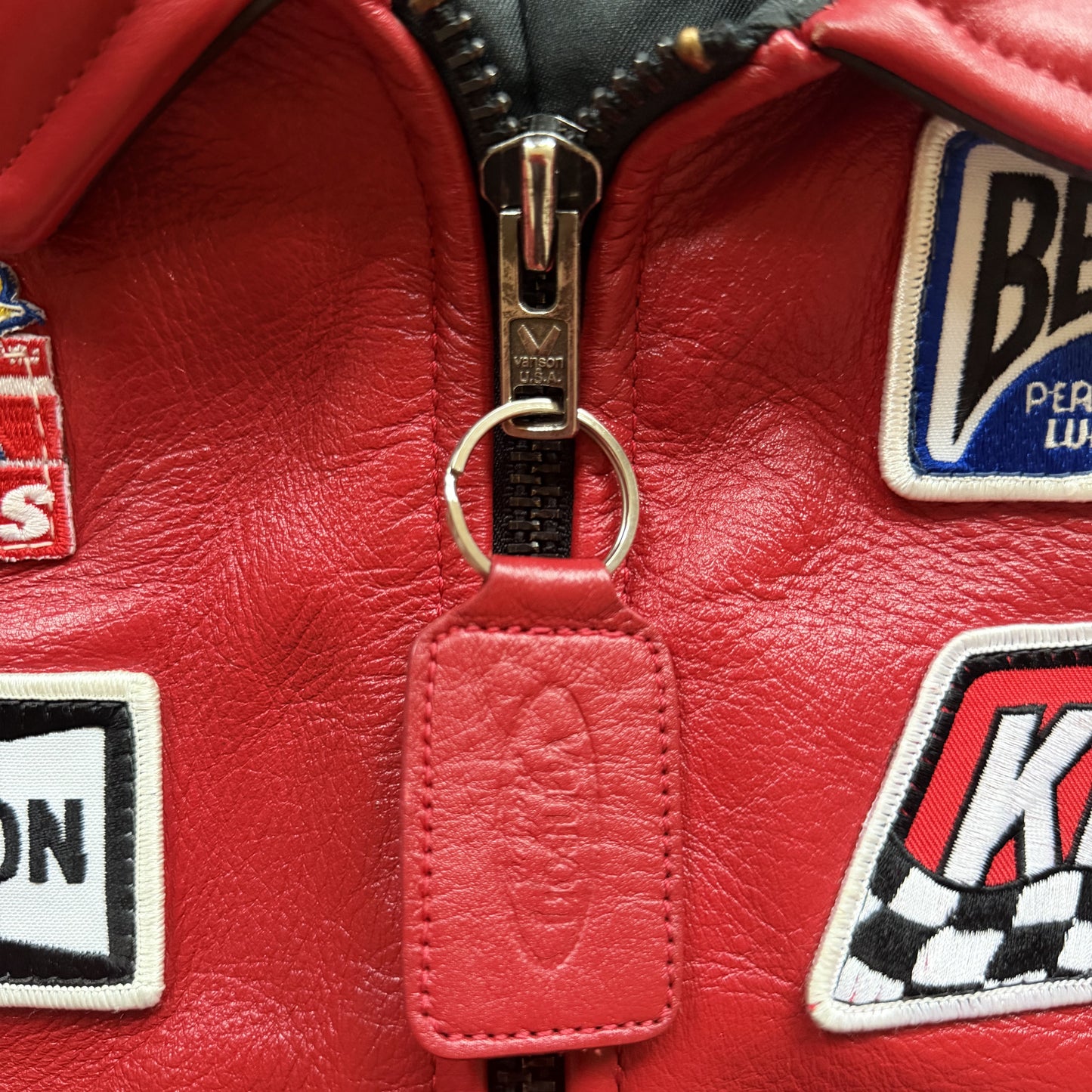 Vanson Leathers Race Team Leather Jacket - XXL