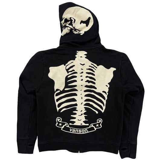 Vanson Leathers Skeleton Hoodie