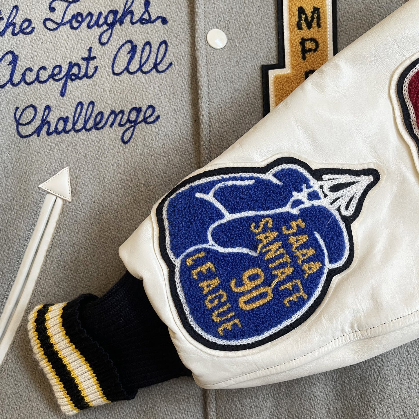 Whitesville 'Lincoln Boxing Club' Varsity Jacket - M