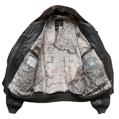 Avirex 1991 Top Gun Gavelston G-1 Flight Jacket - XS/S