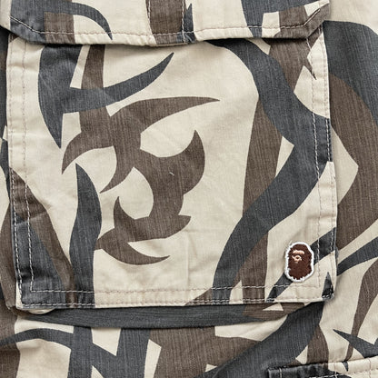 Bape Tribal Camo Cargo Shorts