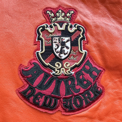 Avirex 'New York Lions' Leather Varsity Jacket - XL