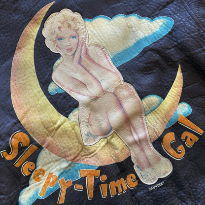 Avirex 'Sleepy-Time Gal' A2 Leather Flight Jacket - XS / S