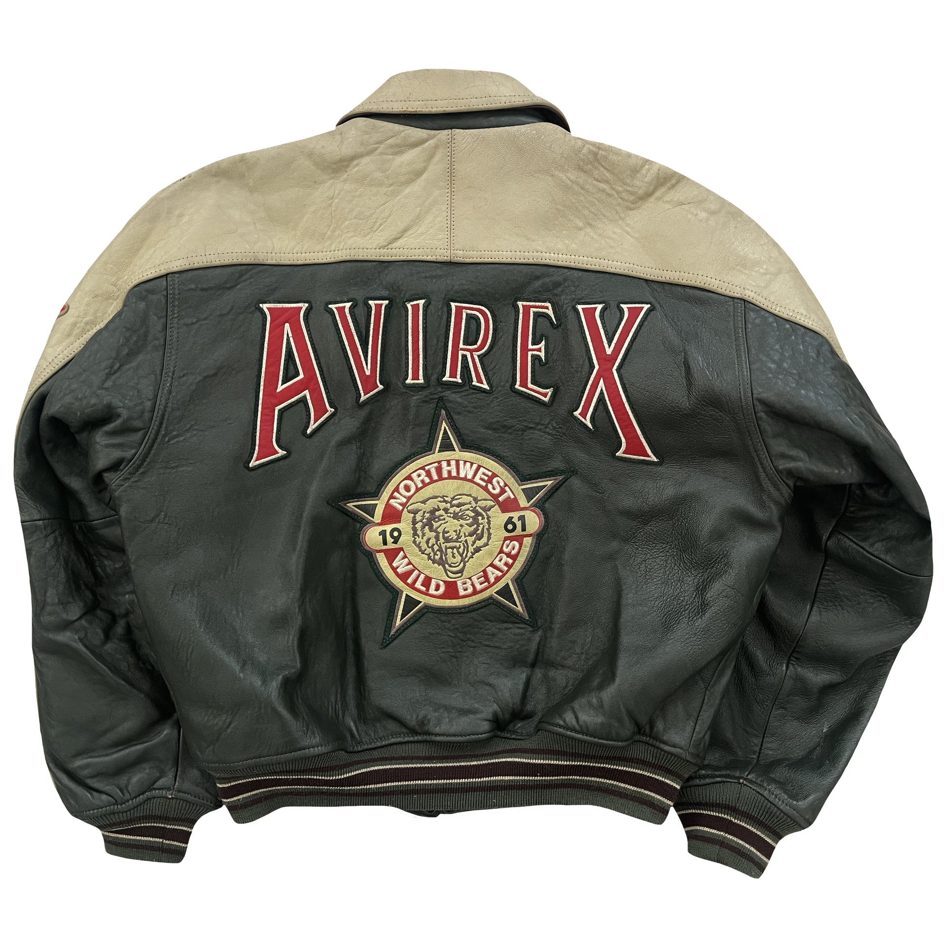 Avirex Leather Varsity Jacket