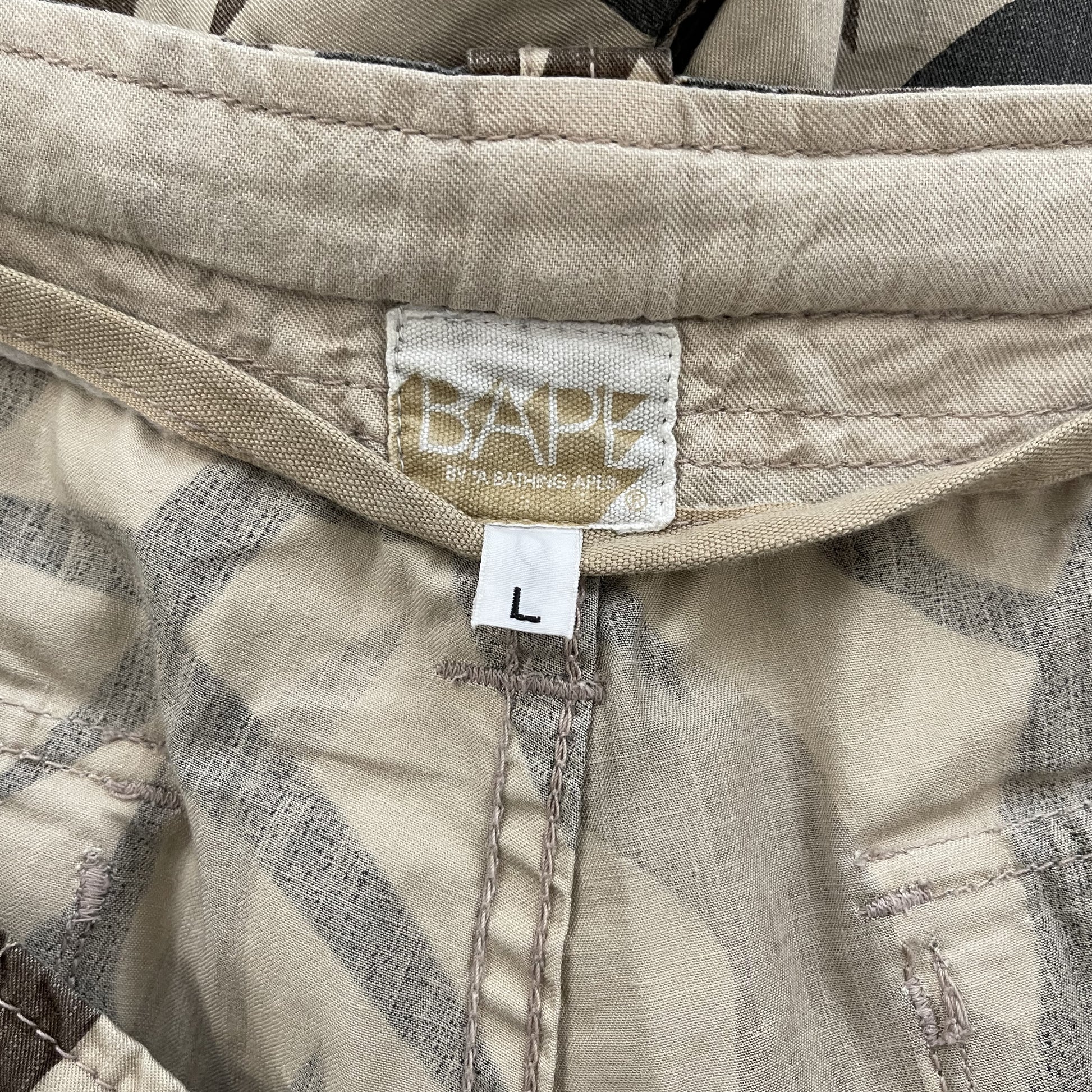 Bape Tribal Camo Cargo Shorts