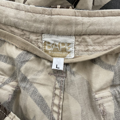 Bape Tribal Camo Cargo Shorts