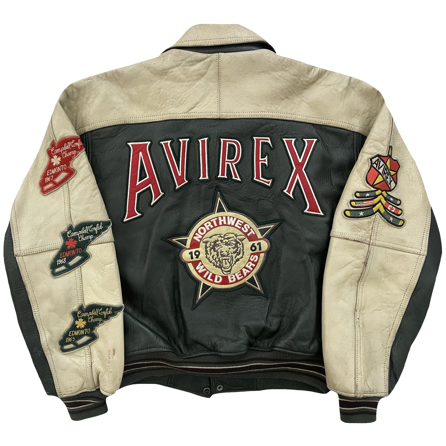 Avirex Leather Varsity Jacket