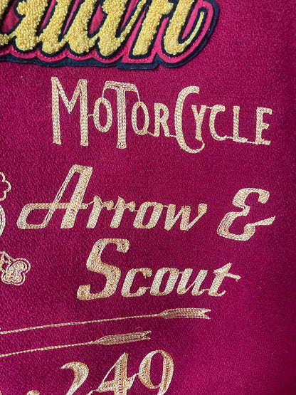 Indian Motorcycle 'Chief Ace' Varsity Jacket - M