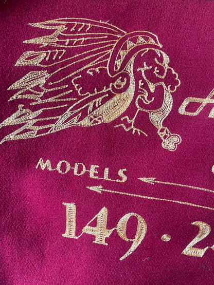 Indian Motorcycle 'Chief Ace' Varsity Jacket - M