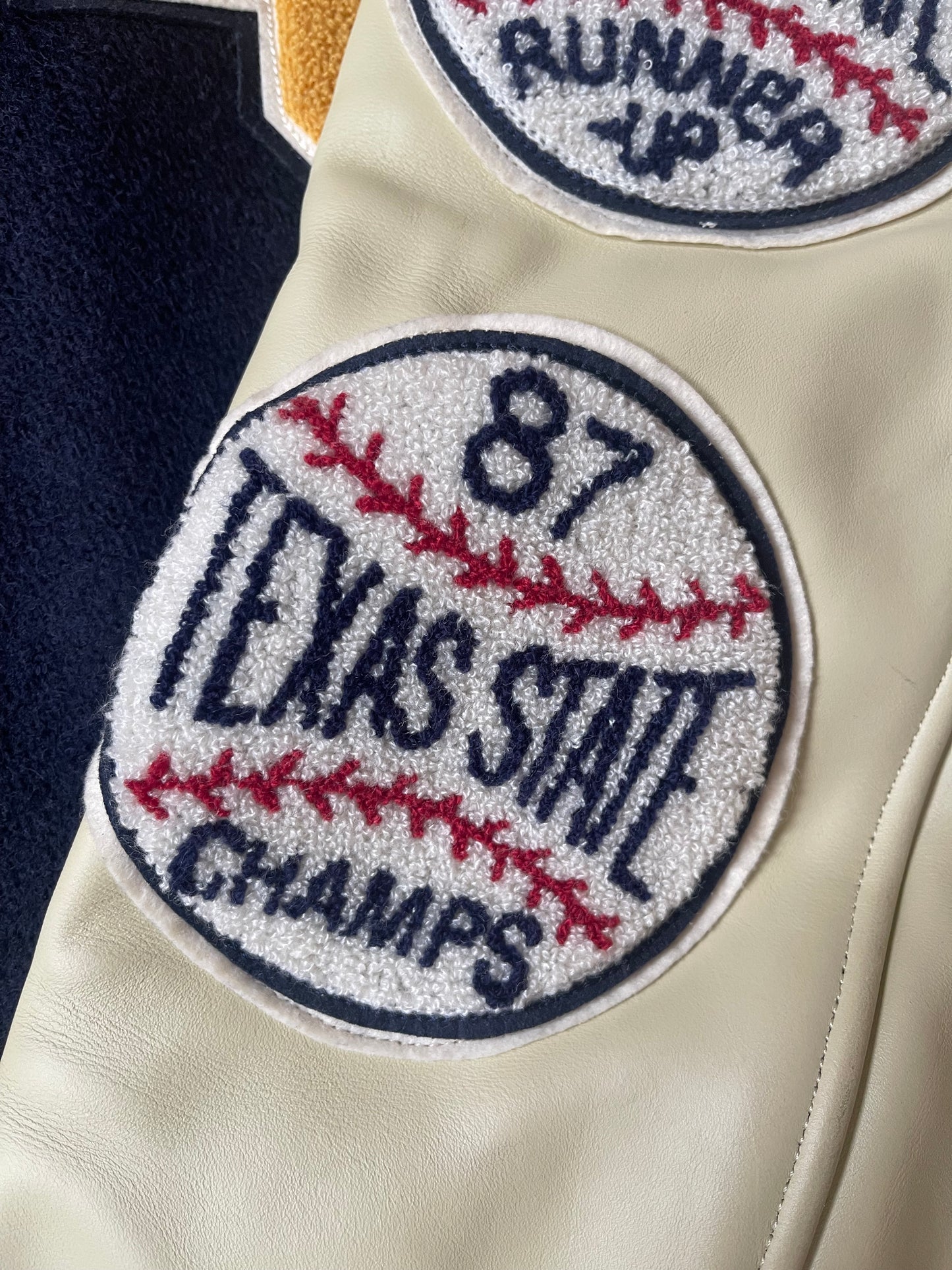 Whitesville 'Texas Baseball' Varsity Jacket - L