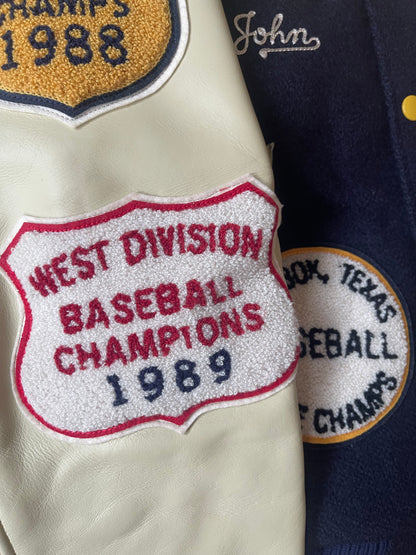 Whitesville 'Texas Baseball' Varsity Jacket - L