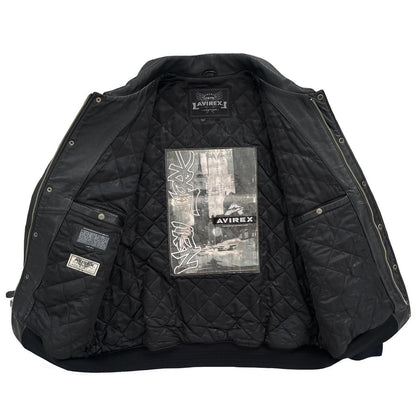 Avirex Leather Varsity Jacket