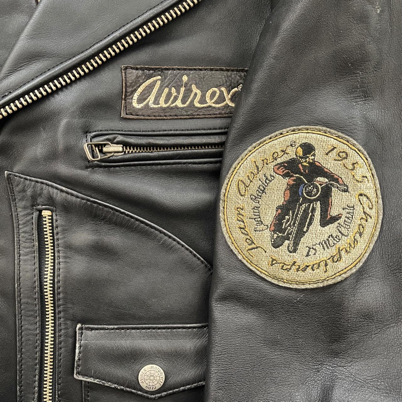 Avirex Leather Biker Jacket