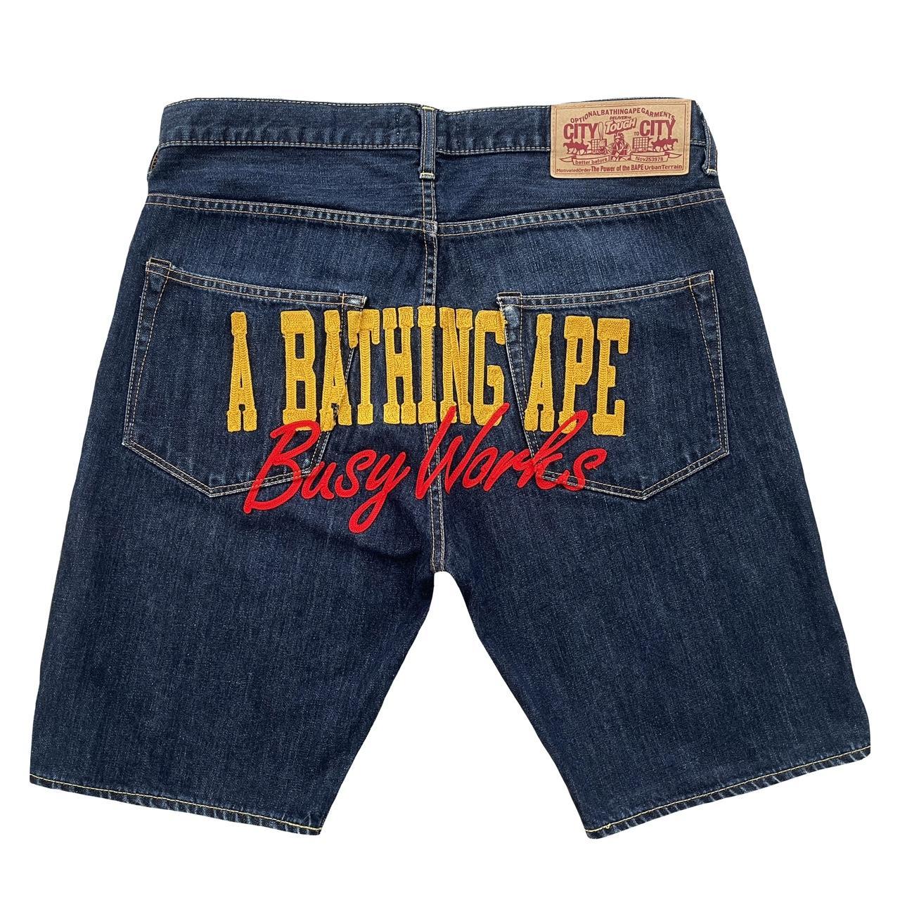 Bape Vintage Denim Shorts