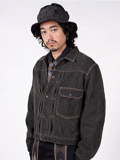 Kapital 'The Old Man & The Sea' Denim Bucket Hat