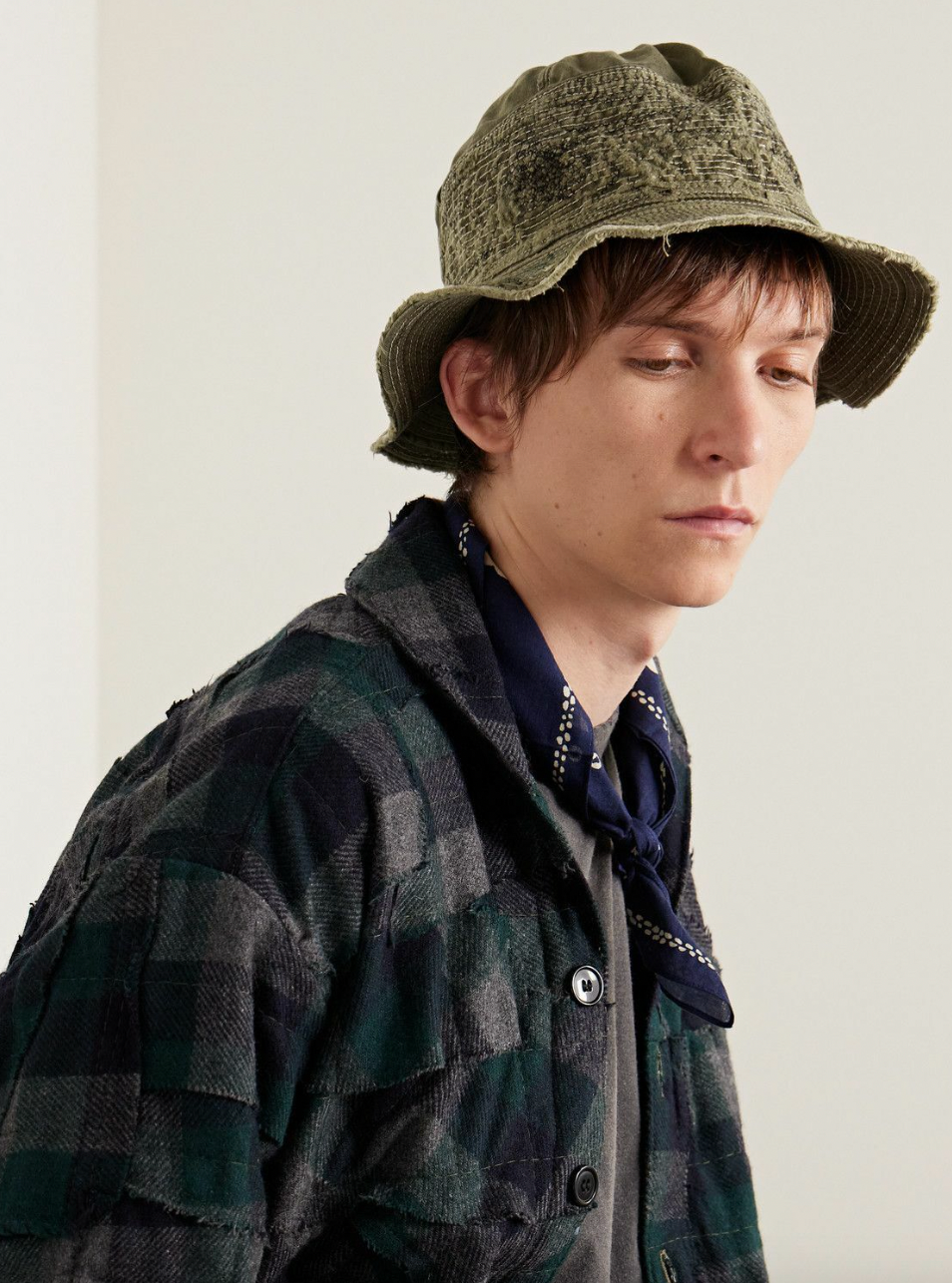 Kapital 'The Old Man & The Sea' Denim Bucket Hat