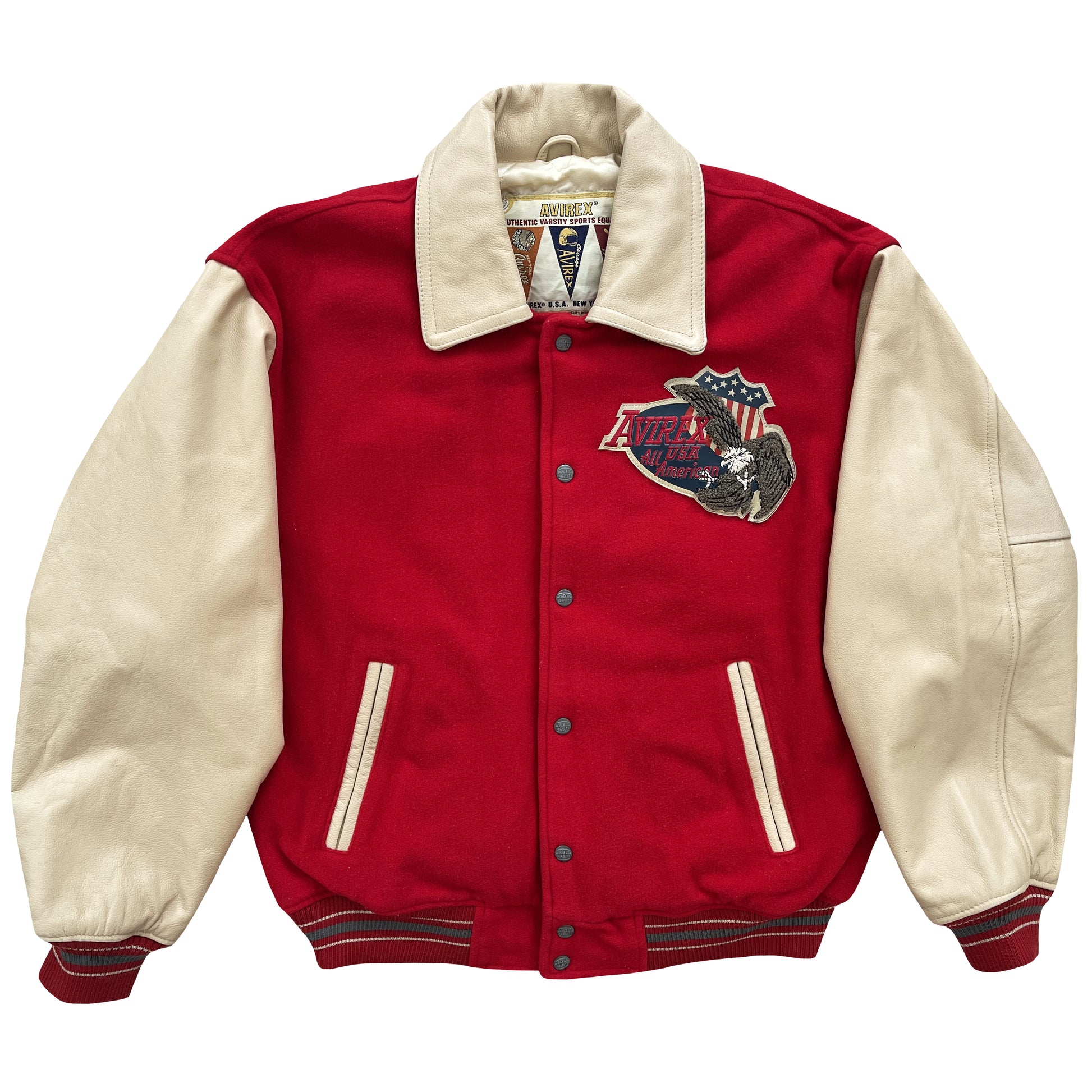 Avirex Leather Varsity Jacket