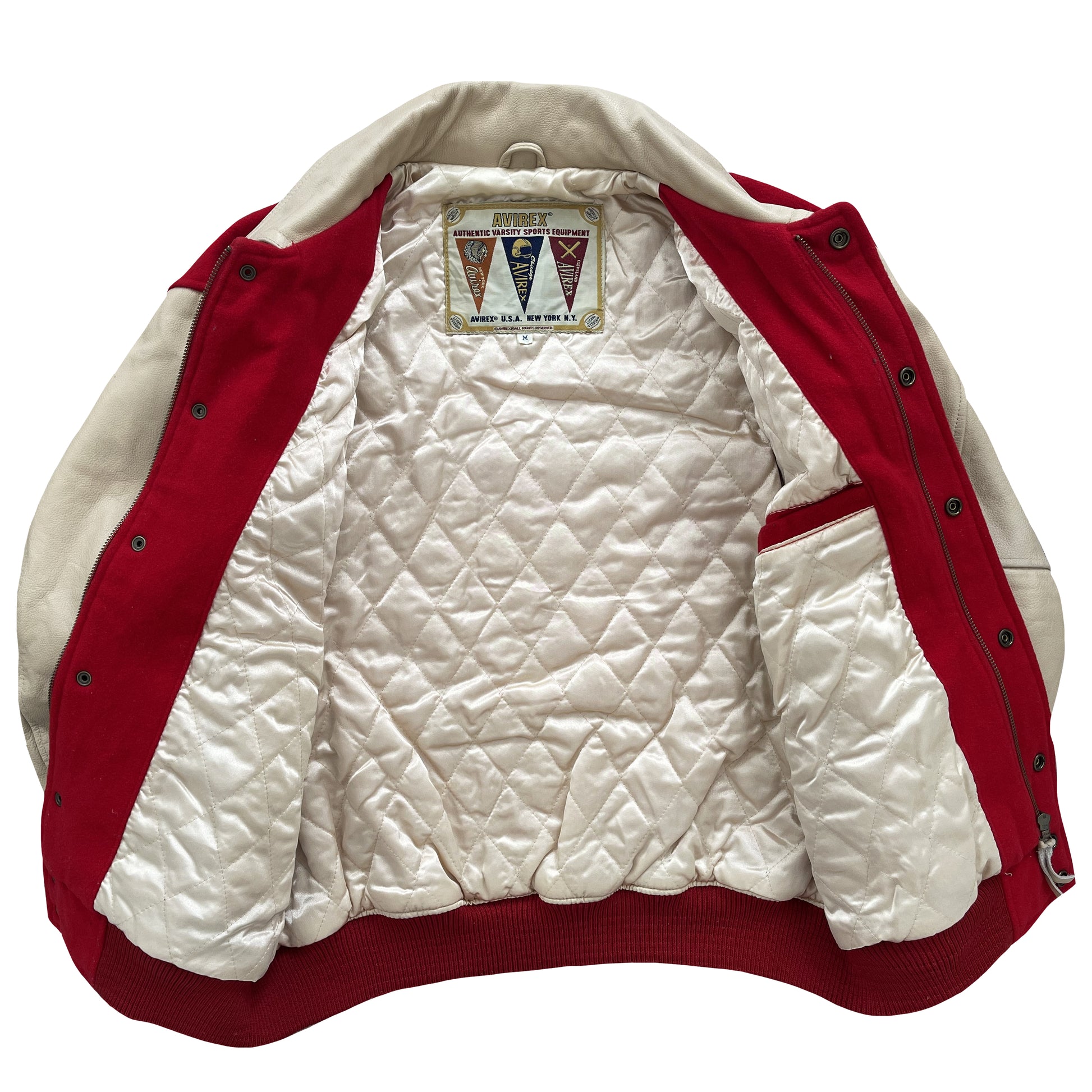 Avirex Leather Varsity Jacket
