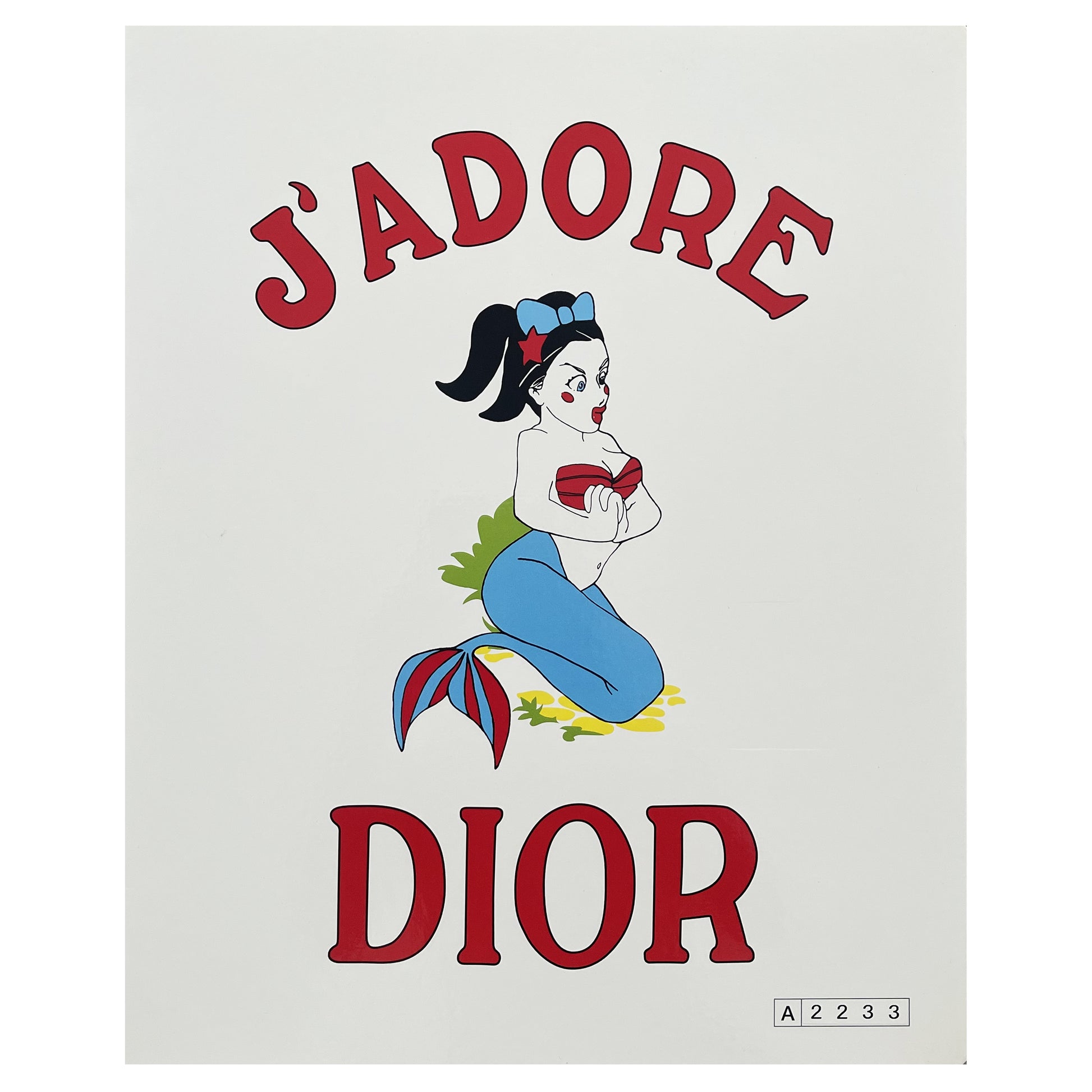 Christian Dior Mermaid T-Shirt Summer Holiday Cruise 2002