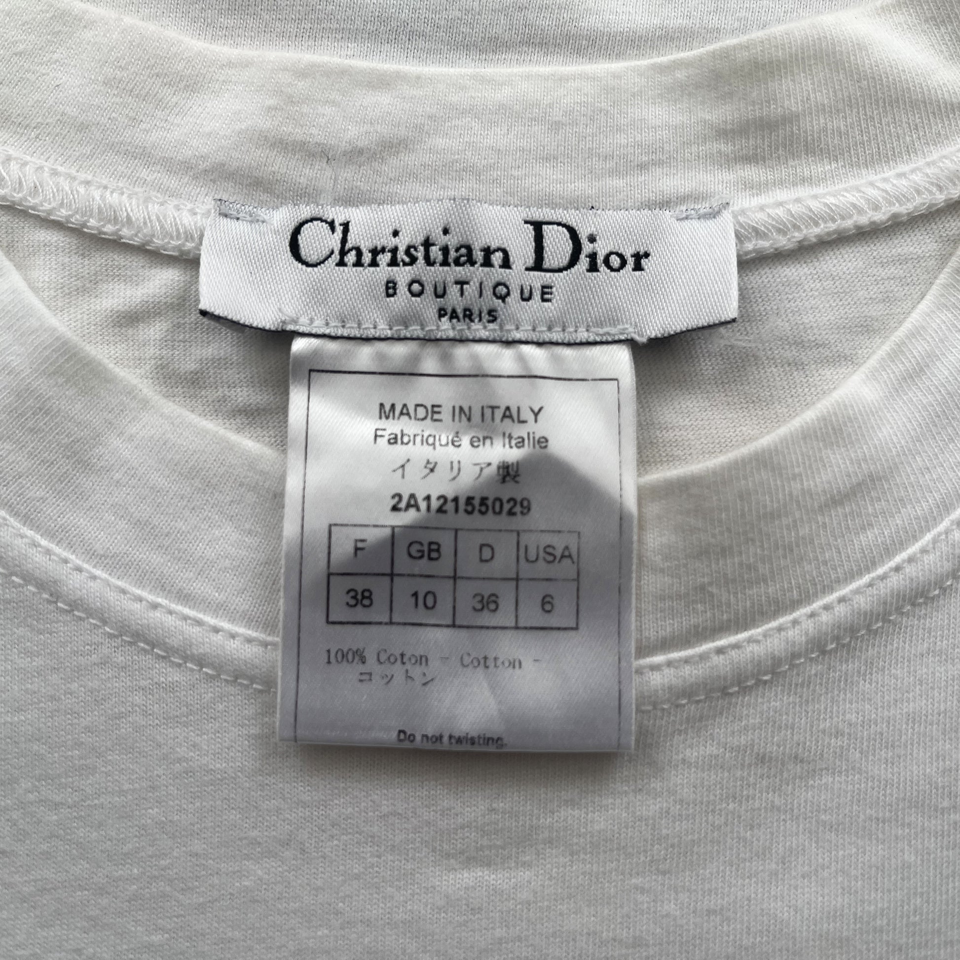 Christian Dior T-Shirt Summer Holiday Cruise 2002