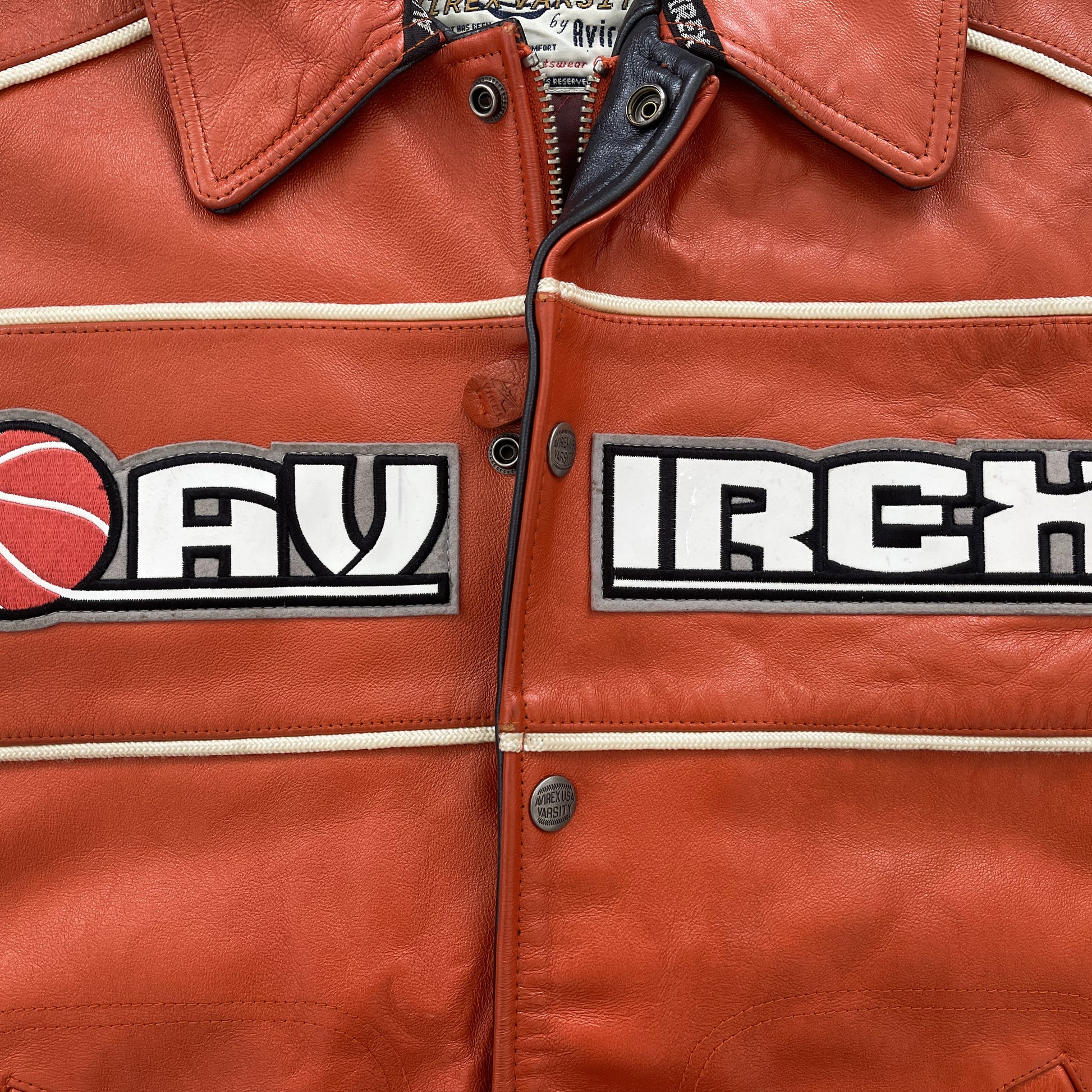 Avirex Leather Varsity Jacket